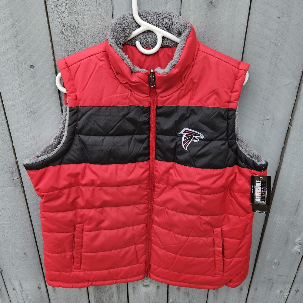 NWT NFL Atlanta Falcons Reversible Vest